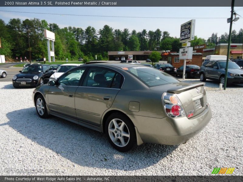 Polished Pewter Metallic / Charcoal 2003 Nissan Altima 3.5 SE