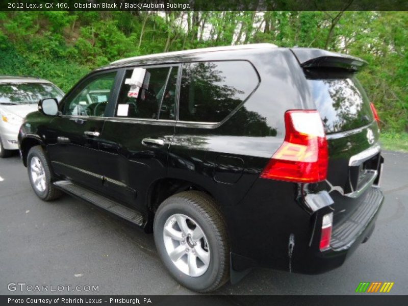 Obsidian Black / Black/Auburn Bubinga 2012 Lexus GX 460