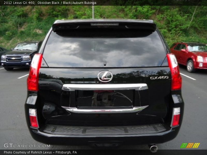 Obsidian Black / Black/Auburn Bubinga 2012 Lexus GX 460