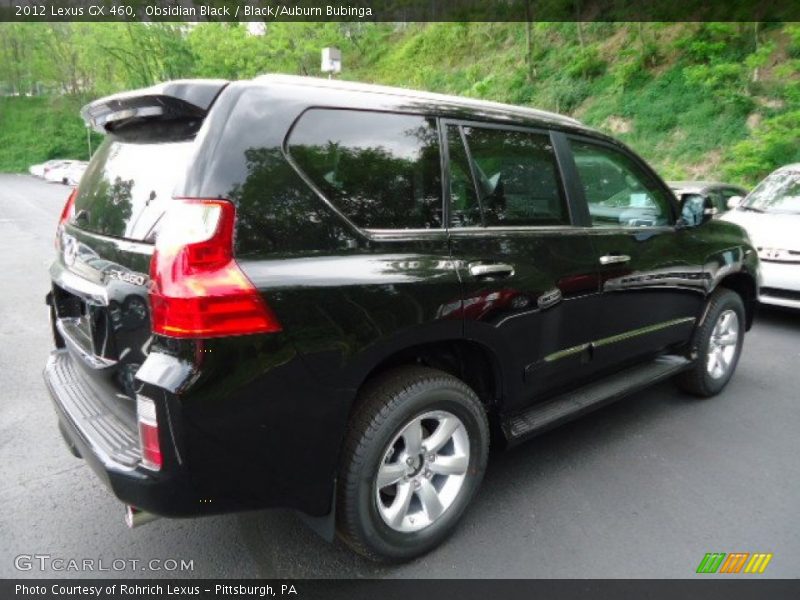 Obsidian Black / Black/Auburn Bubinga 2012 Lexus GX 460