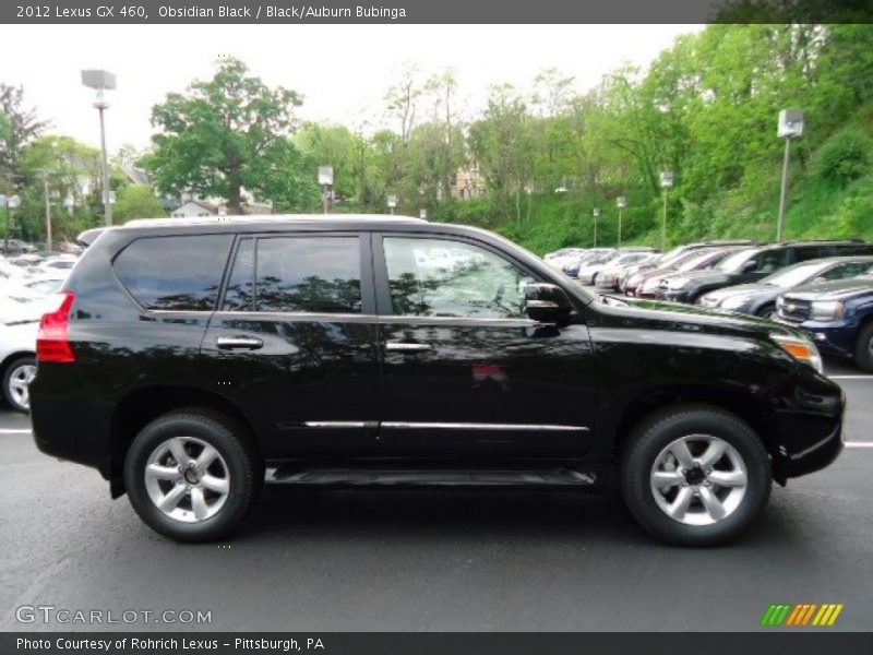 Obsidian Black / Black/Auburn Bubinga 2012 Lexus GX 460