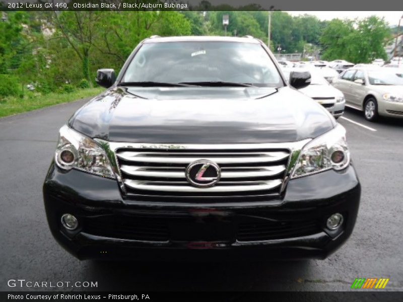 Obsidian Black / Black/Auburn Bubinga 2012 Lexus GX 460