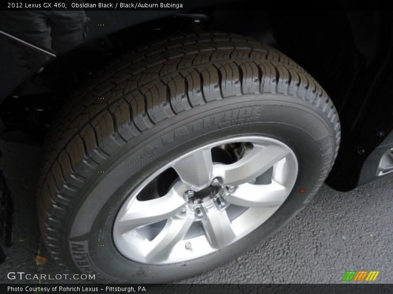 Obsidian Black / Black/Auburn Bubinga 2012 Lexus GX 460