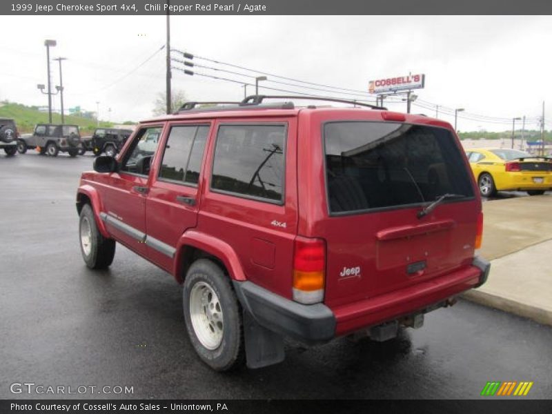 Chili Pepper Red Pearl / Agate 1999 Jeep Cherokee Sport 4x4