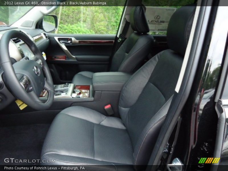 Obsidian Black / Black/Auburn Bubinga 2012 Lexus GX 460