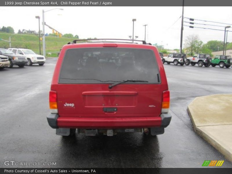 Chili Pepper Red Pearl / Agate 1999 Jeep Cherokee Sport 4x4