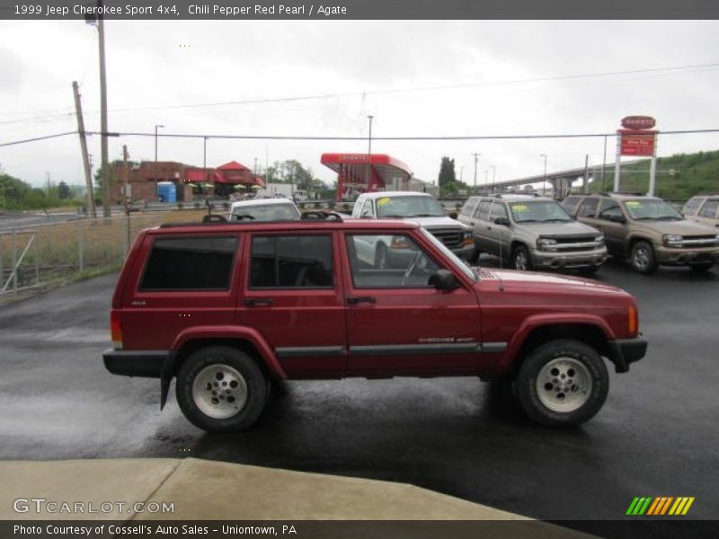 Chili Pepper Red Pearl / Agate 1999 Jeep Cherokee Sport 4x4