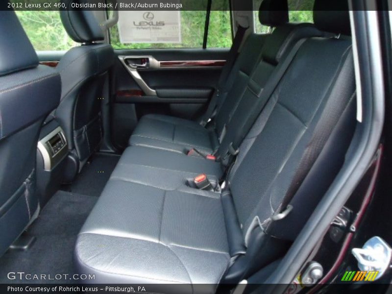 Obsidian Black / Black/Auburn Bubinga 2012 Lexus GX 460