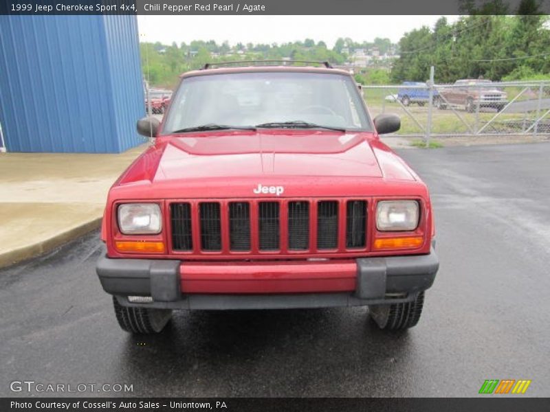 Chili Pepper Red Pearl / Agate 1999 Jeep Cherokee Sport 4x4