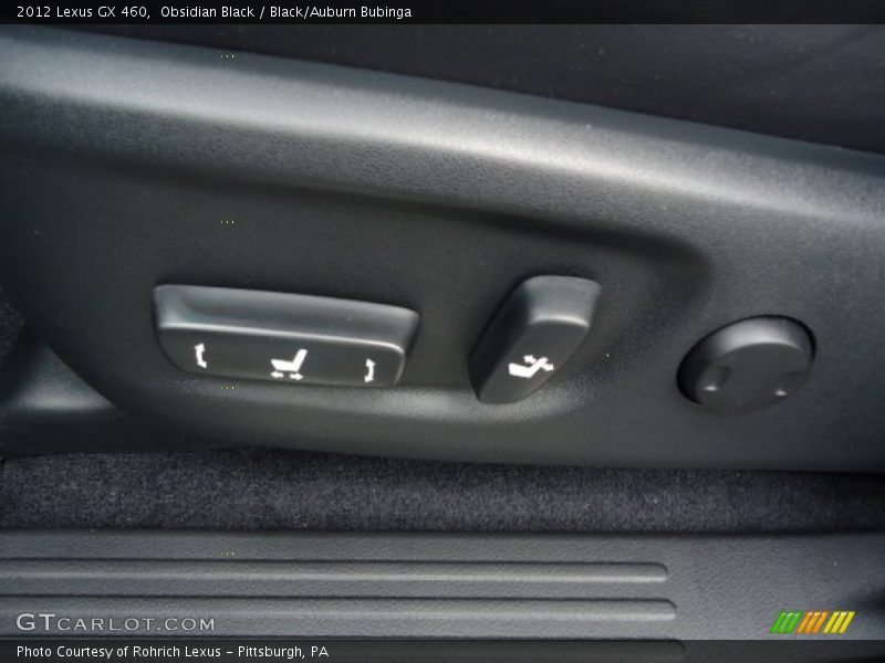 Obsidian Black / Black/Auburn Bubinga 2012 Lexus GX 460