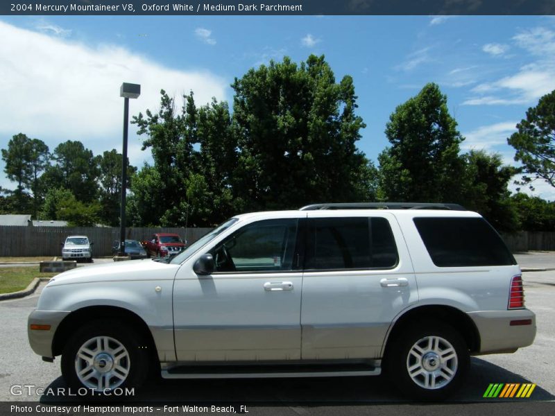 Oxford White / Medium Dark Parchment 2004 Mercury Mountaineer V8