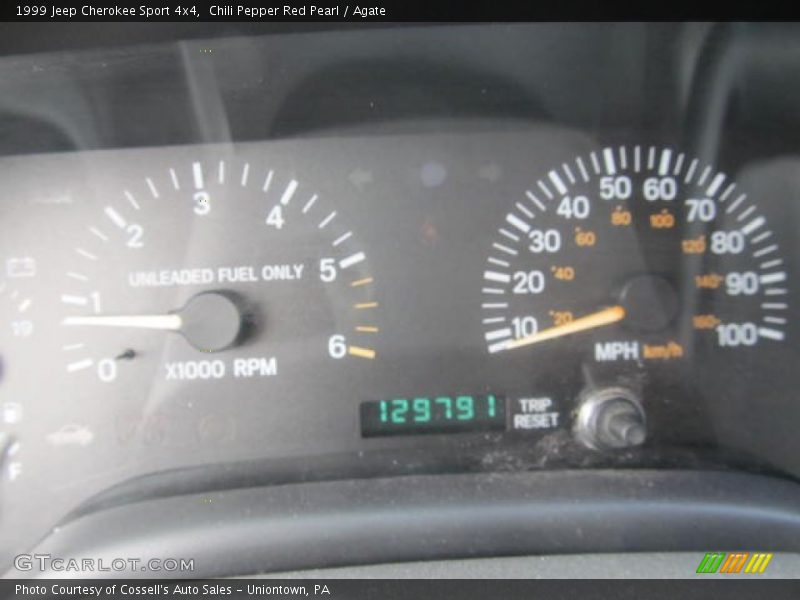 Chili Pepper Red Pearl / Agate 1999 Jeep Cherokee Sport 4x4