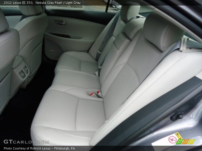 Nebula Gray Pearl / Light Gray 2012 Lexus ES 350