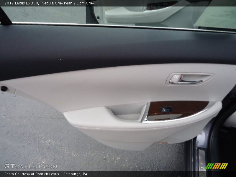 Nebula Gray Pearl / Light Gray 2012 Lexus ES 350