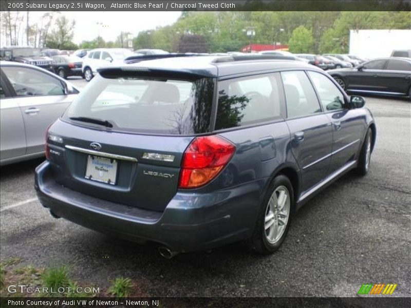 Atlantic Blue Pearl / Charcoal Tweed Cloth 2005 Subaru Legacy 2.5i Wagon