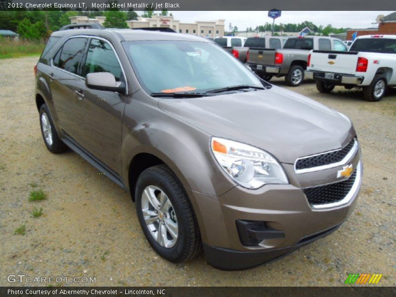 Mocha Steel Metallic / Jet Black 2012 Chevrolet Equinox LT