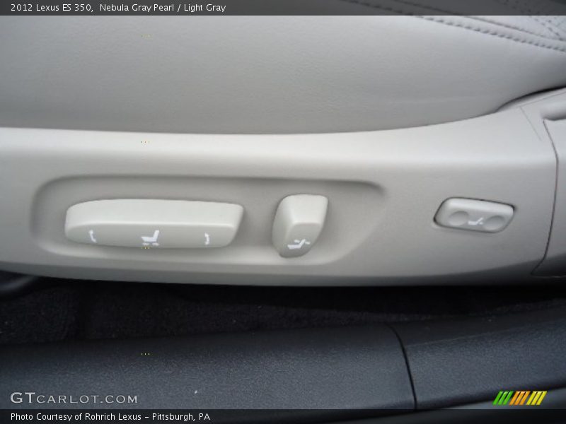 Nebula Gray Pearl / Light Gray 2012 Lexus ES 350