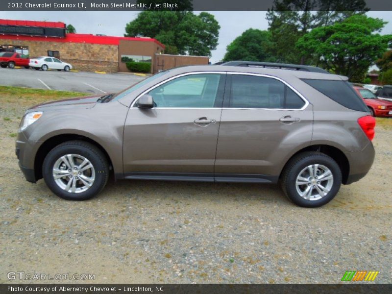 Mocha Steel Metallic / Jet Black 2012 Chevrolet Equinox LT