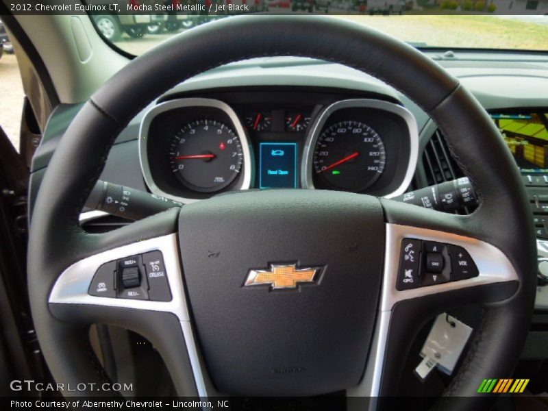 Mocha Steel Metallic / Jet Black 2012 Chevrolet Equinox LT