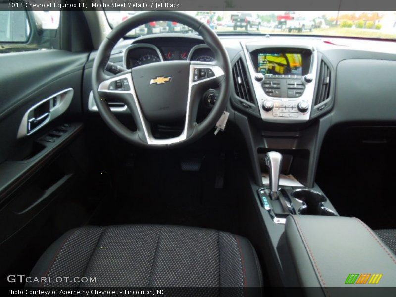Mocha Steel Metallic / Jet Black 2012 Chevrolet Equinox LT