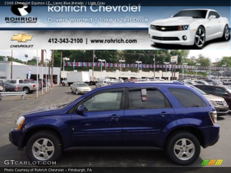 Laser Blue Metallic / Light Gray 2006 Chevrolet Equinox LT