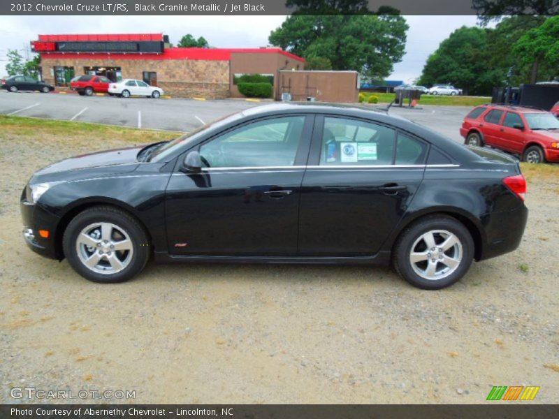 Black Granite Metallic / Jet Black 2012 Chevrolet Cruze LT/RS