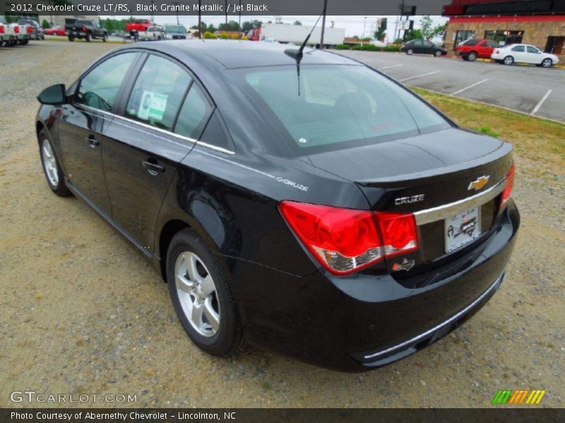 Black Granite Metallic / Jet Black 2012 Chevrolet Cruze LT/RS