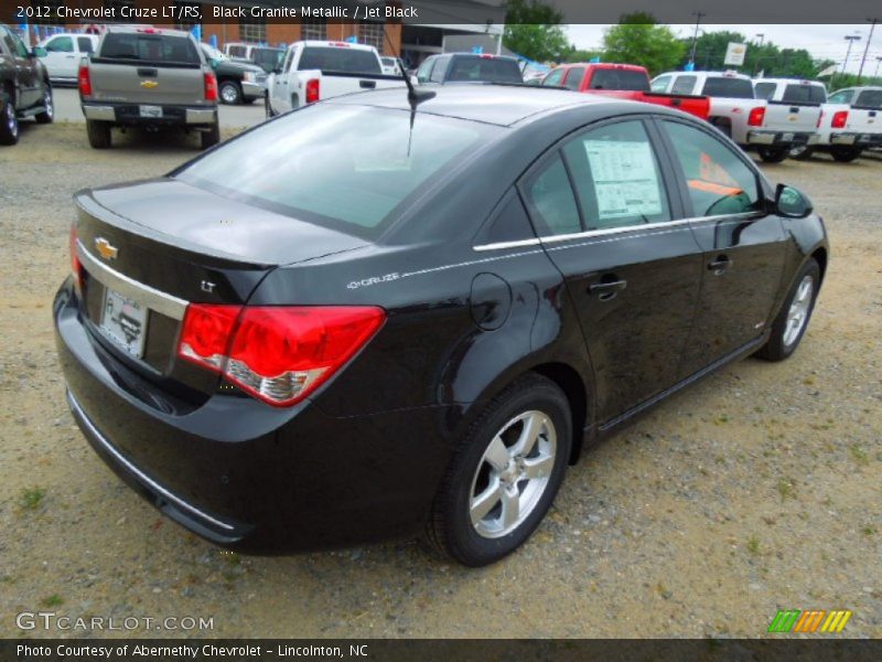 Black Granite Metallic / Jet Black 2012 Chevrolet Cruze LT/RS