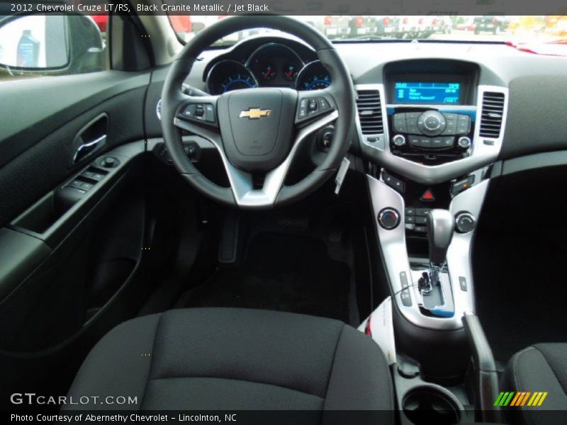 Black Granite Metallic / Jet Black 2012 Chevrolet Cruze LT/RS