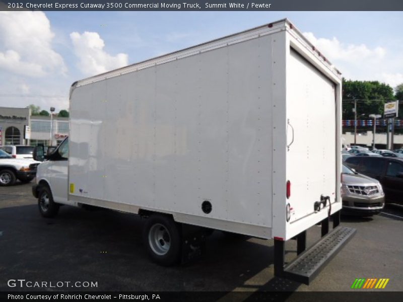 Summit White / Pewter 2012 Chevrolet Express Cutaway 3500 Commercial Moving Truck