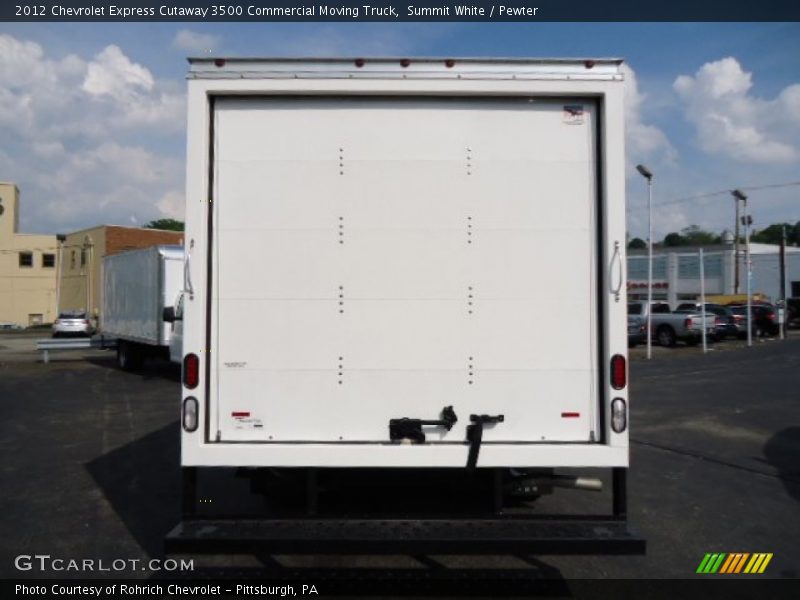 Summit White / Pewter 2012 Chevrolet Express Cutaway 3500 Commercial Moving Truck