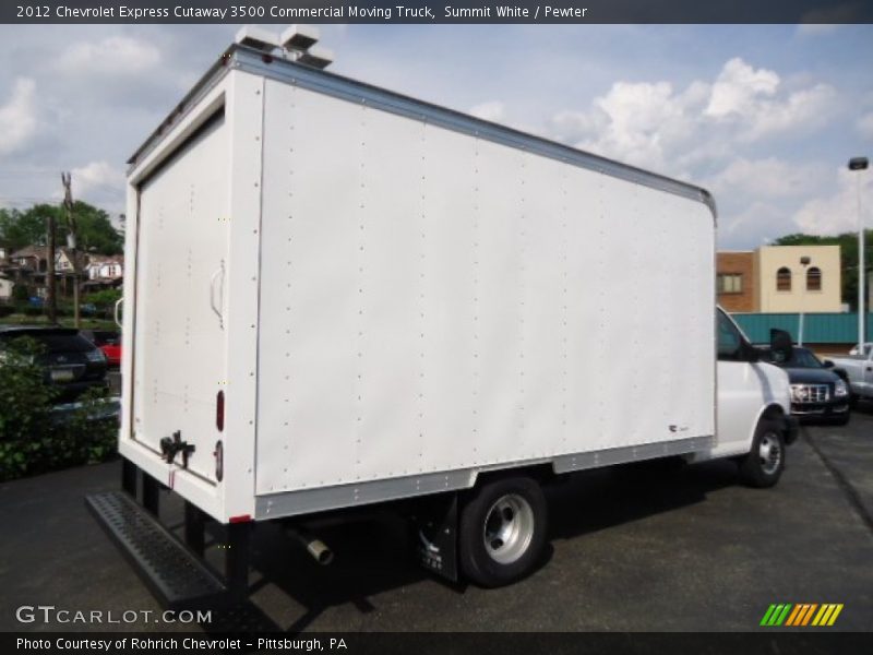Summit White / Pewter 2012 Chevrolet Express Cutaway 3500 Commercial Moving Truck