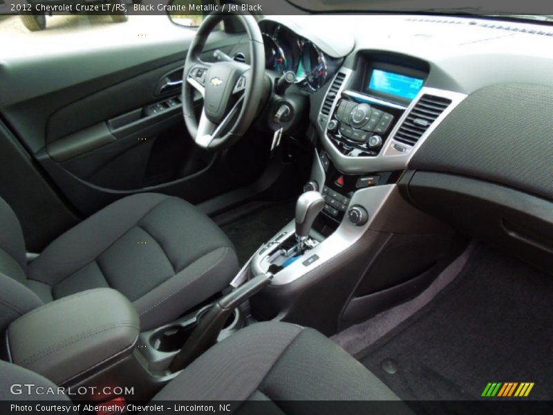 Black Granite Metallic / Jet Black 2012 Chevrolet Cruze LT/RS