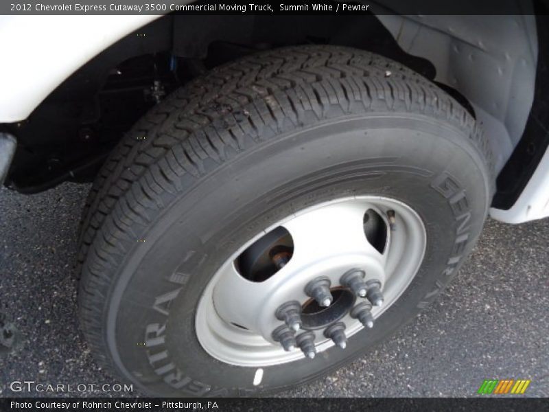 Summit White / Pewter 2012 Chevrolet Express Cutaway 3500 Commercial Moving Truck