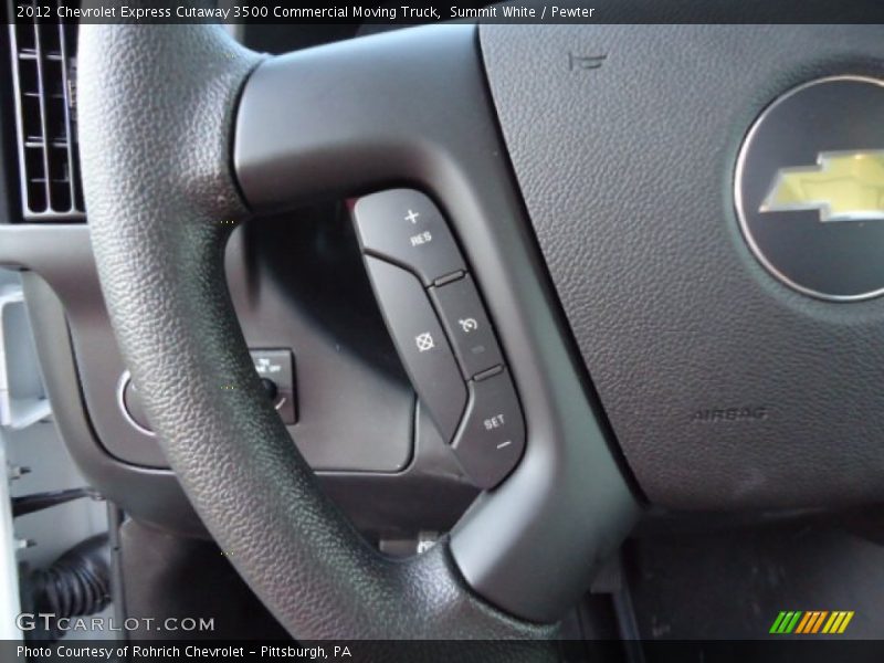 Summit White / Pewter 2012 Chevrolet Express Cutaway 3500 Commercial Moving Truck
