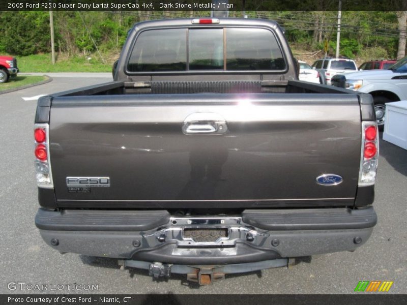 Dark Stone Metallic / Tan 2005 Ford F250 Super Duty Lariat SuperCab 4x4