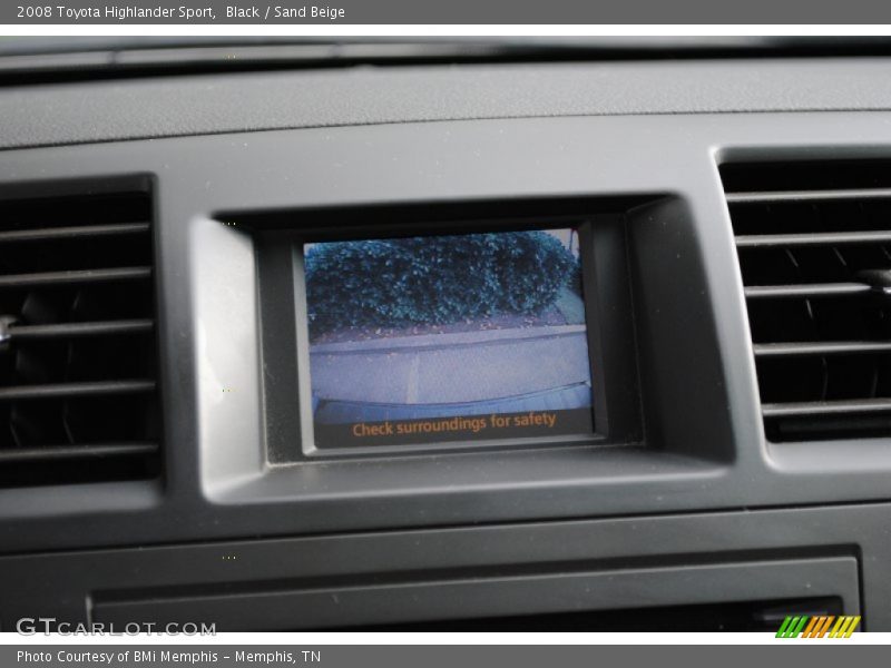 Black / Sand Beige 2008 Toyota Highlander Sport