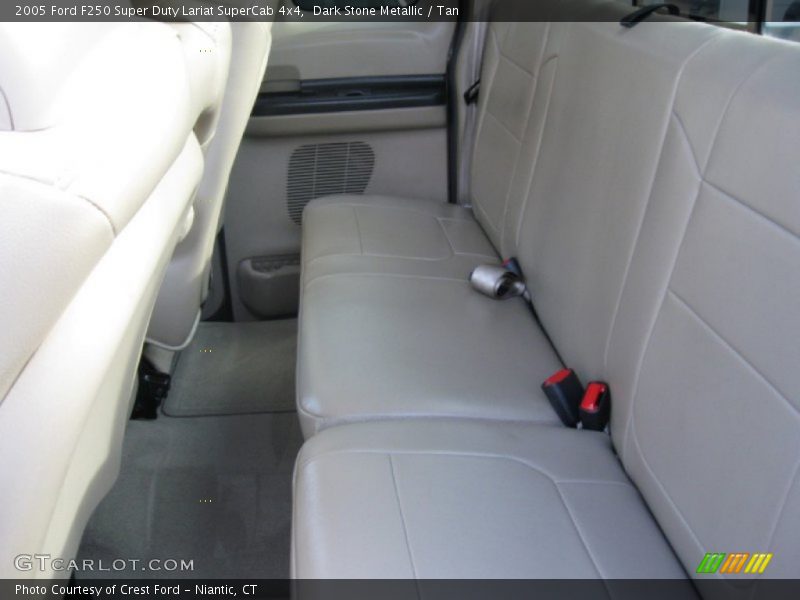 Dark Stone Metallic / Tan 2005 Ford F250 Super Duty Lariat SuperCab 4x4