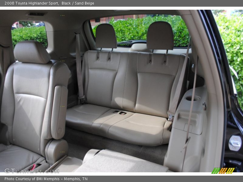 Black / Sand Beige 2008 Toyota Highlander Sport