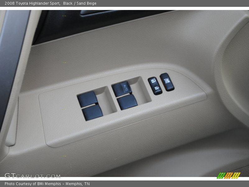 Black / Sand Beige 2008 Toyota Highlander Sport
