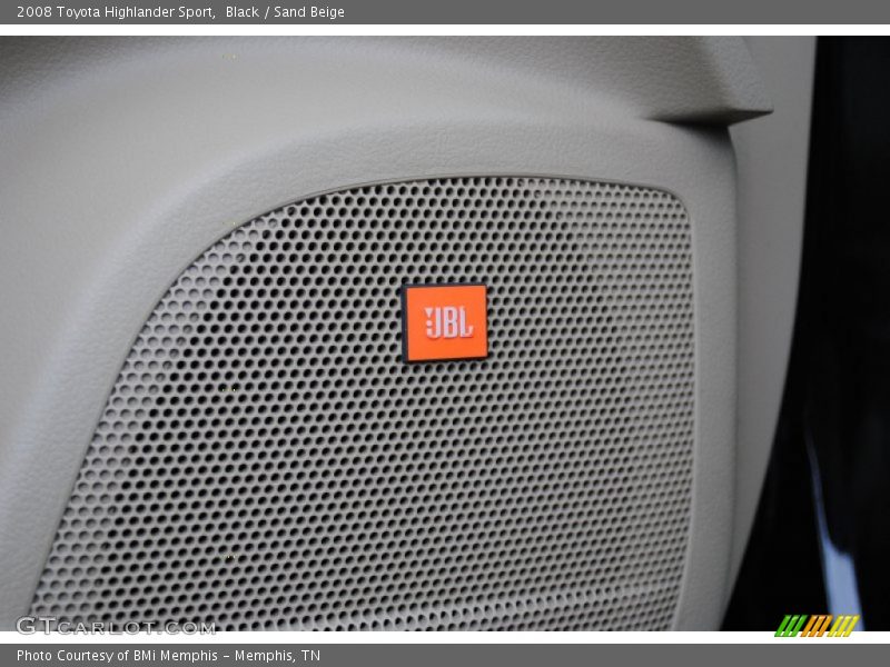 Black / Sand Beige 2008 Toyota Highlander Sport