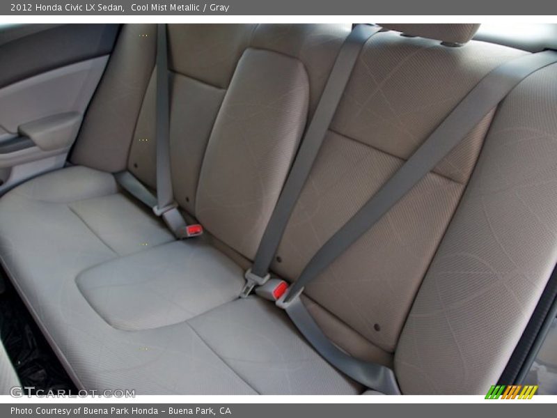 Cool Mist Metallic / Gray 2012 Honda Civic LX Sedan