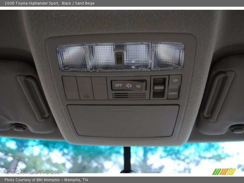 Black / Sand Beige 2008 Toyota Highlander Sport