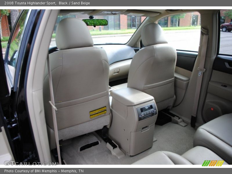 Black / Sand Beige 2008 Toyota Highlander Sport