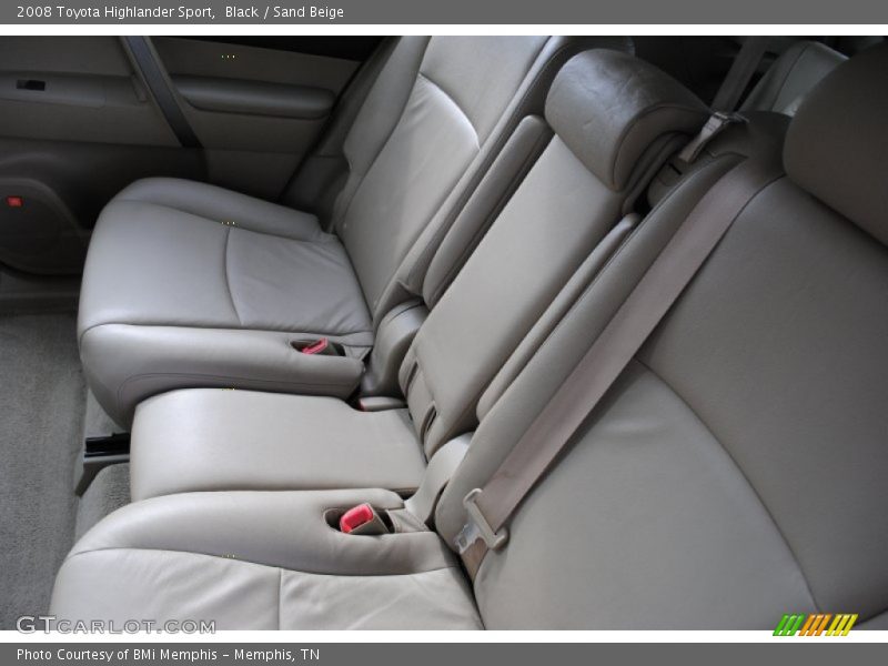 Black / Sand Beige 2008 Toyota Highlander Sport