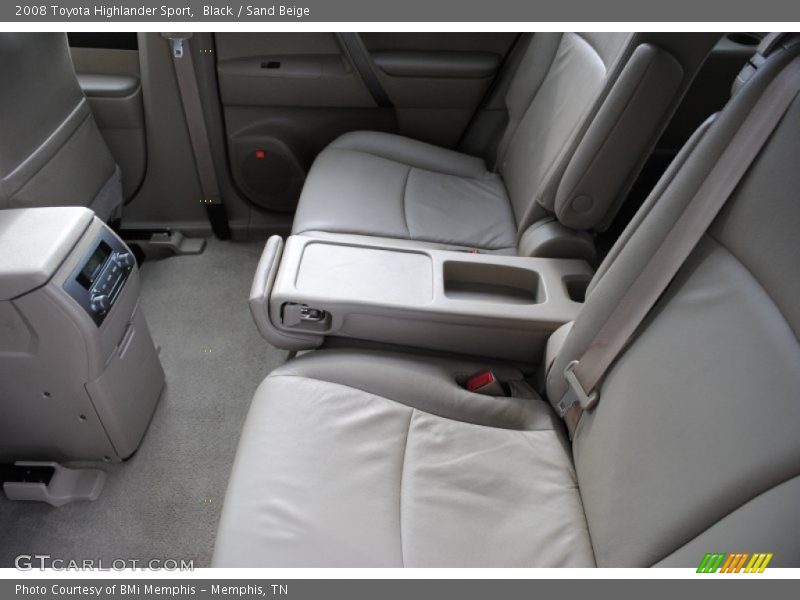Black / Sand Beige 2008 Toyota Highlander Sport