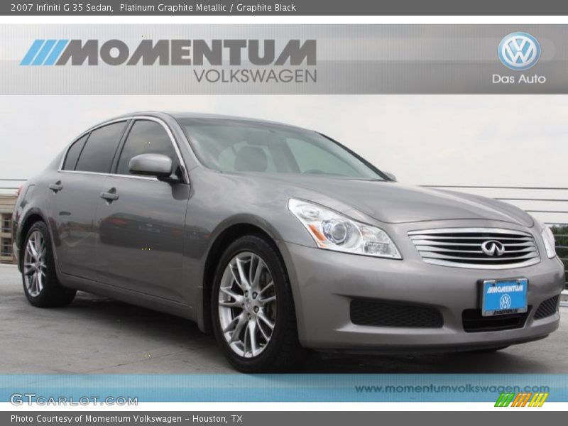 Platinum Graphite Metallic / Graphite Black 2007 Infiniti G 35 Sedan