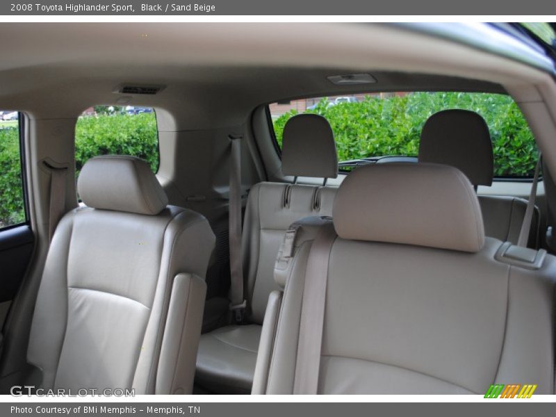 Black / Sand Beige 2008 Toyota Highlander Sport
