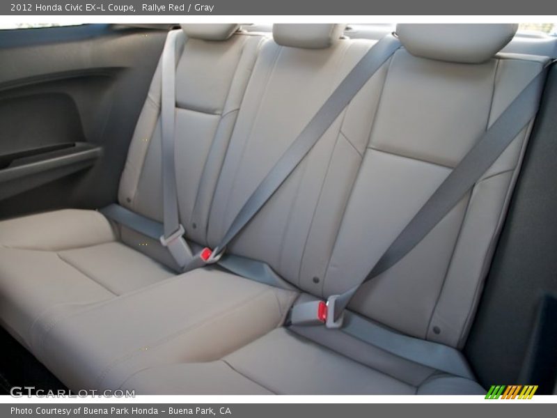 Rallye Red / Gray 2012 Honda Civic EX-L Coupe