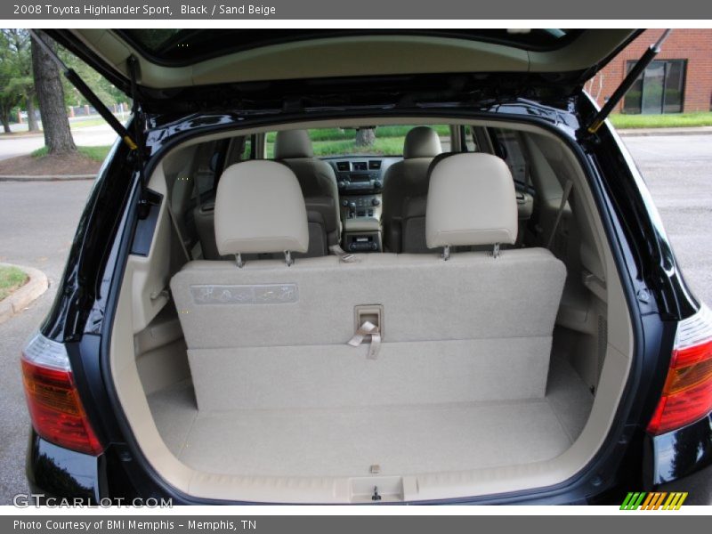 Black / Sand Beige 2008 Toyota Highlander Sport